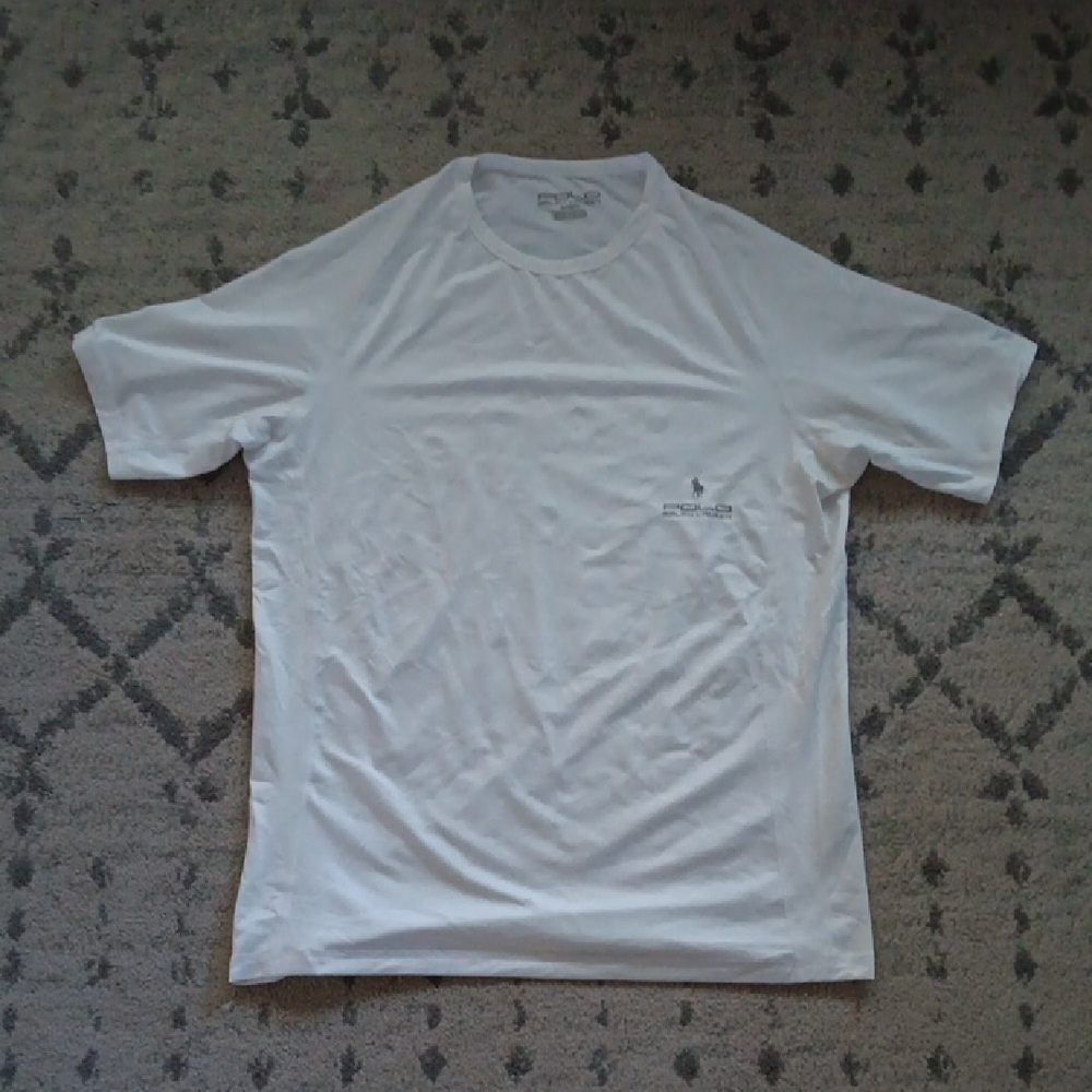 Polo by Ralph Lauren White Short Sleeve Tee XL Polyester